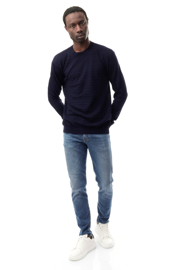 Maglia Uomo Diktat DK27024 BLUE - TFNY Boutique