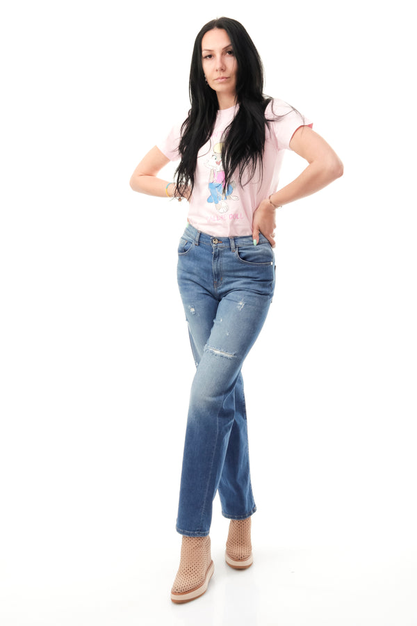 Jeans Donna Kaos OP6BL023 3019 - TFNY Boutique