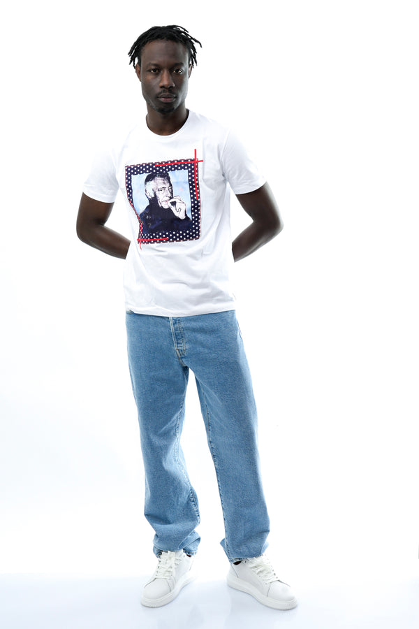 T-shirt Uomo Bob ICON VR0265 BIANCO - TFNY Boutique