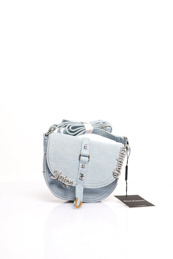 Borsa Donna Juicy Couture LOTUS SMALL CROSSBODY DENIM BLUE BEJQT5473WD1200 - TFNY Boutique