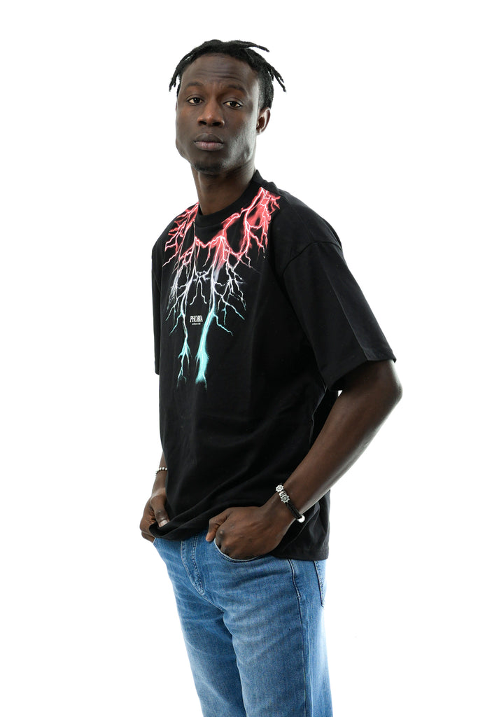 T-shirt Uomo Phobia PH00538 BLACK - TFNY Boutique