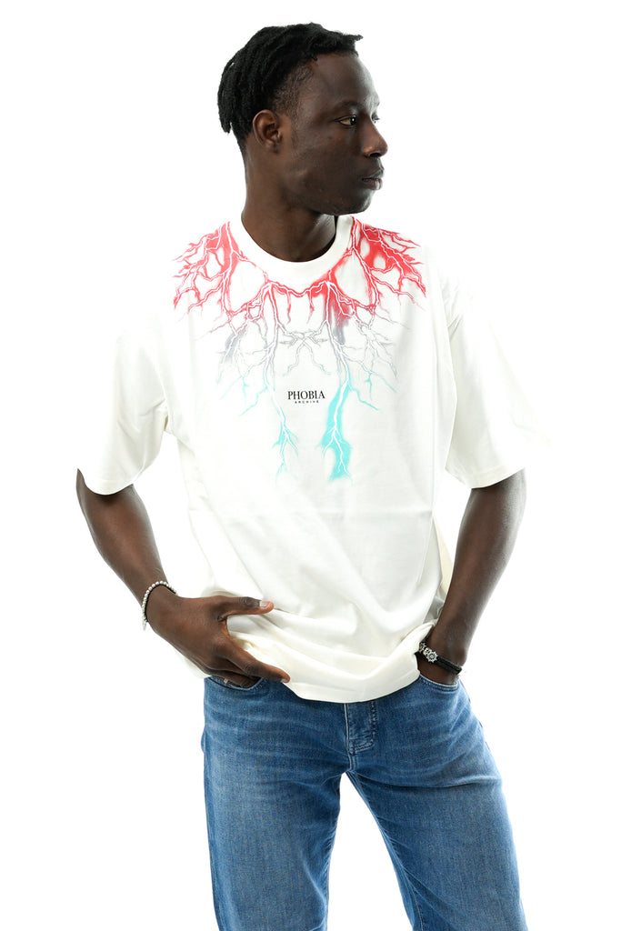 T-shirt Uomo Phobia PH00541 WHITE - TFNY Boutique