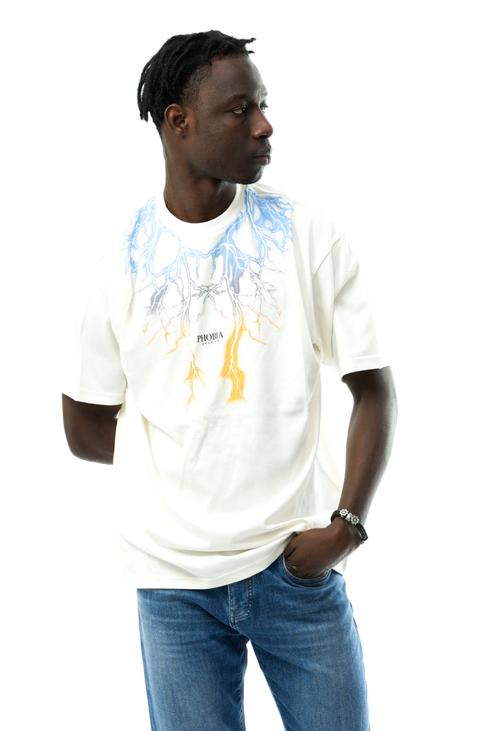 T-shirt Uomo Phobia PH00543 WHITE - TFNY Boutique