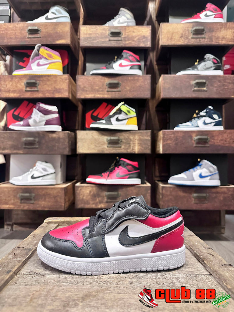 Sneakers Bambino Nike Jordan AIR JORDAN 1 LOW ALT PS BQ6066-612 BRED TOE - TFNY Boutique
